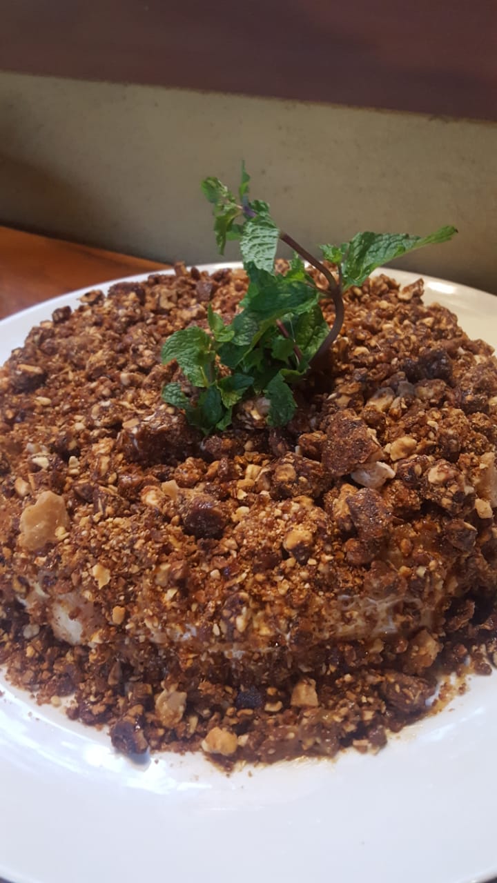 Almoço de Páscoa: torta crocante de doce de leite