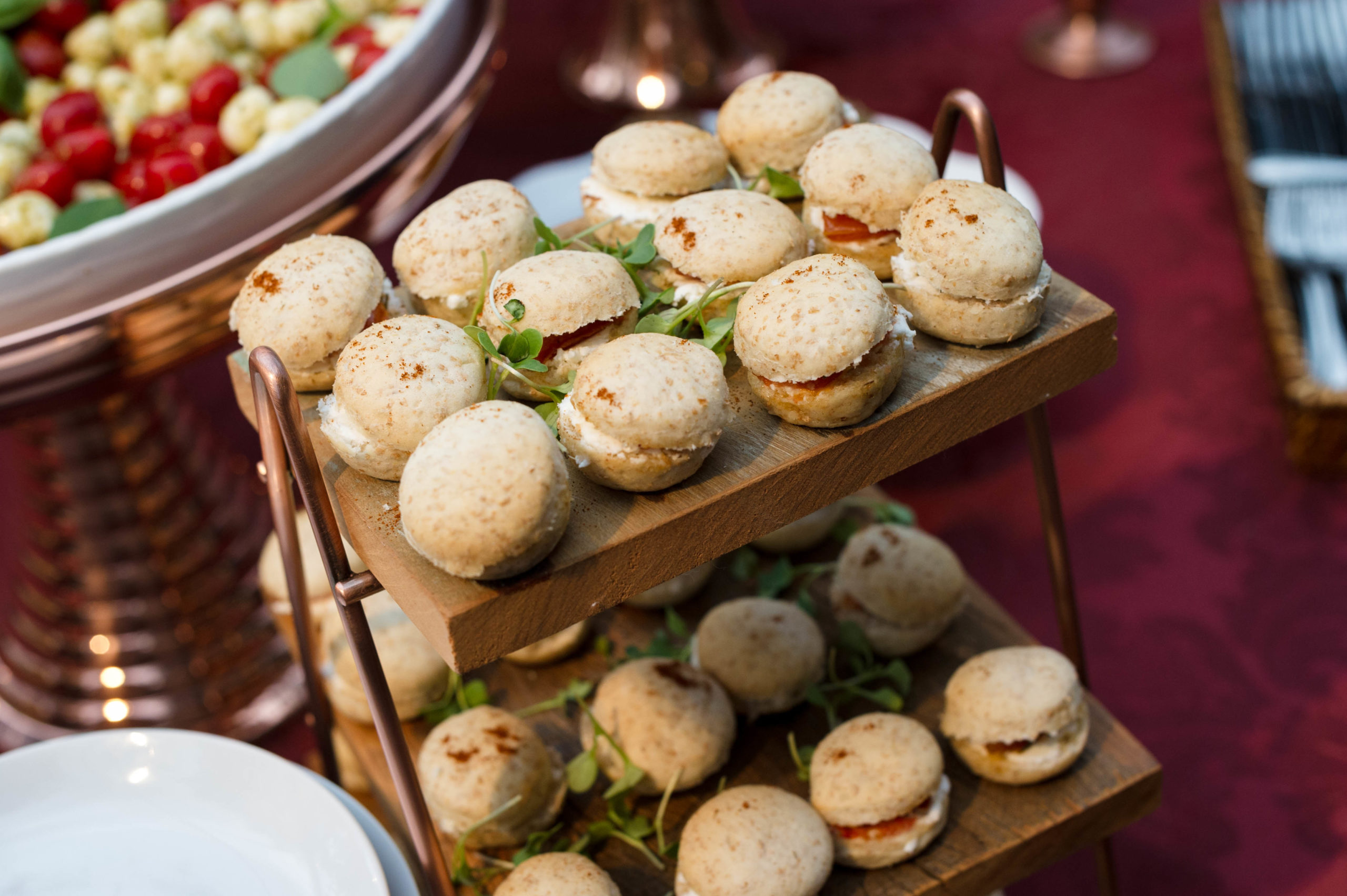 Buffet infantil: mini sanduíches